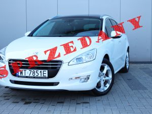 Peugeot 508SW 2.0 HDI 163KM automat biała perła JBL elektryczna klapa bixenon