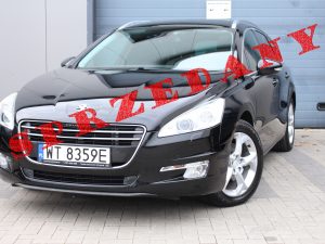 Peugeot 508SW czarny 2.0 HDI 163KM automat bogate wyposażenie FELINE czarny