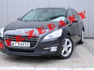 Peugeot 508SW 2.0 HDI 163KM manual bogata wersja FELINE szary, jasne skóry