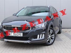 PEUGEOT 508SW RXH 2.0 BLUEHDI 180KM automat JBL el. klapa kamera panorama full led 2017R szary