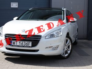 Peugeot 508SW 2.0 HDI 163KM MANUAL BIAŁA PERŁA WEBASTO JBL MASAŻ HAK PANORAMA