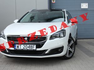 Peugeot 508 GT 2.0 BLUEHDI 180 KM AUTOMAT FULL LED BIAŁA PERŁA KAMERA JBL 2017R