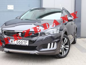 Peugeot 508 RXH 2.0 BLUEHDI 180KM automat JBL el. klapa kamera panorama full masaż led 2015R szary