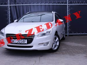 Peugeot 508SW 2.0 HDI 163 KM AUTOMAT BIAŁA PERŁA 2011 R JBL FELINE JEDYNY