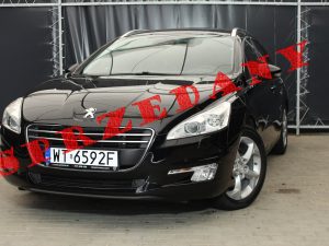 Peugeot 508 SW 2.0 HDI 163KM automat bogata wersja feline czarny metalic