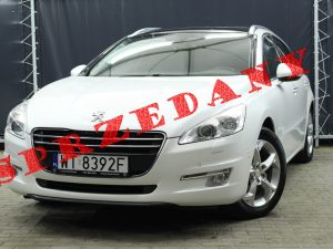Peugeot 508SW 2.0 HDI 163KM MANUAL BIAŁA PERŁA JBL HAK PANORAMA 2013 R