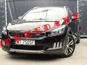 PEUGEOT 508 RXH 2.0 BLUEHDI 180KM AUTOMAT KAMERA COFANIA MARTWE POLE FULL LED CZARNY 2015R