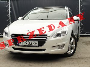 Peugeot 508 SW 2.0 HDI 163KM automat bogata wersja bixenon biała perła 2013 R