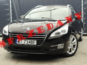 Peugeot 508 SW 2.0 HDI 163KM AUTOMAT BOGATA WERSJA JBL BIXENON CZARNY METALIC 2011 ROK