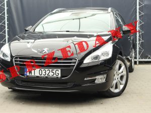 Peugeot 508 SW 2.0 HDI 140 KM MANUAL BOGATA WERSJA JBL BIXENON CZARNY METALIC 2011 ROK