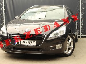 Peugeot 508 SW 2.0 HDI 163KM AUTOMAT BOGATA WERSJA JBL BIXENON SZARY METALIC 2012 ROK