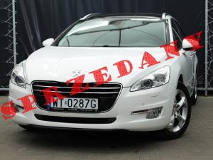 Peugeot 508 SW 2.0 HDI 163KM AUTOMAT BOGATA WERSJA BIXENON BIAŁY METALIC 2012 ROK