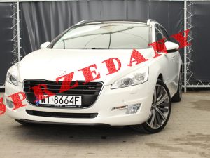 Peugeot 508SW GT 2.2 HDI 204M AUTOMAT JBL PANORAMA HAK EL.KLAPA MASAŻ/PAMIĘĆ 2 STREFA KLIMA 2013R BIAŁA PERŁA