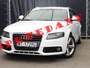 Audi A4 AVANT 2.0TDI 143 KM manual bogata wersja s line biały 2008R