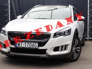 PEUGEOT 508 RXH 2.0 BLUEHDI 180KM AUTOMAT KAMERA COFANIA MARTWE POLE FULL LED ANDROID MASAŻ 2 KLIMA BIAŁA PERŁA 2017R