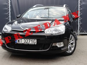 CITROEN C5 EXCLUSIVE 2.0 HDI 163KM AUTOMAT WEBASTO ELEKTRYCZNA KLAPA HYDRACTIVE CZARNY 2010 ROK