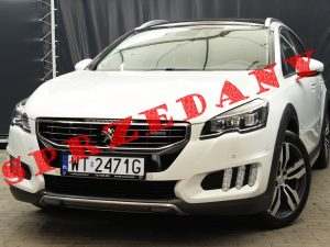PEUGEOT 508 RXH 2.0 BLUEHDI 180KM AUTOMAT KAMERA COFANIA MARTWE POLE FULL LED MASAŻ 2 KLIMA BIAŁA PERŁA 2017 R
