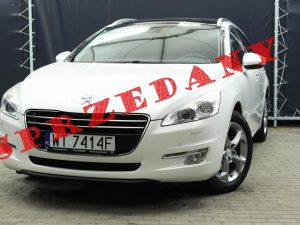 PEUGEOT 508 SW 2.0 HDI 163KM AUTOMAT BOGATA WERSJA JBL BIXENON BIAŁA PERŁA 2011R