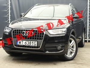AUDI Q3 2.0 TDI 140 KM MANUAL S LINE HAK NAVI MMI+ KEYLESS 2013 ROK