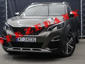 PEUGEOT 5008 GT 2.0 BLUEHDI 180 KM 7 OSOBOWY FOCAL MARTWE POLE KAMERA 360 2017 R